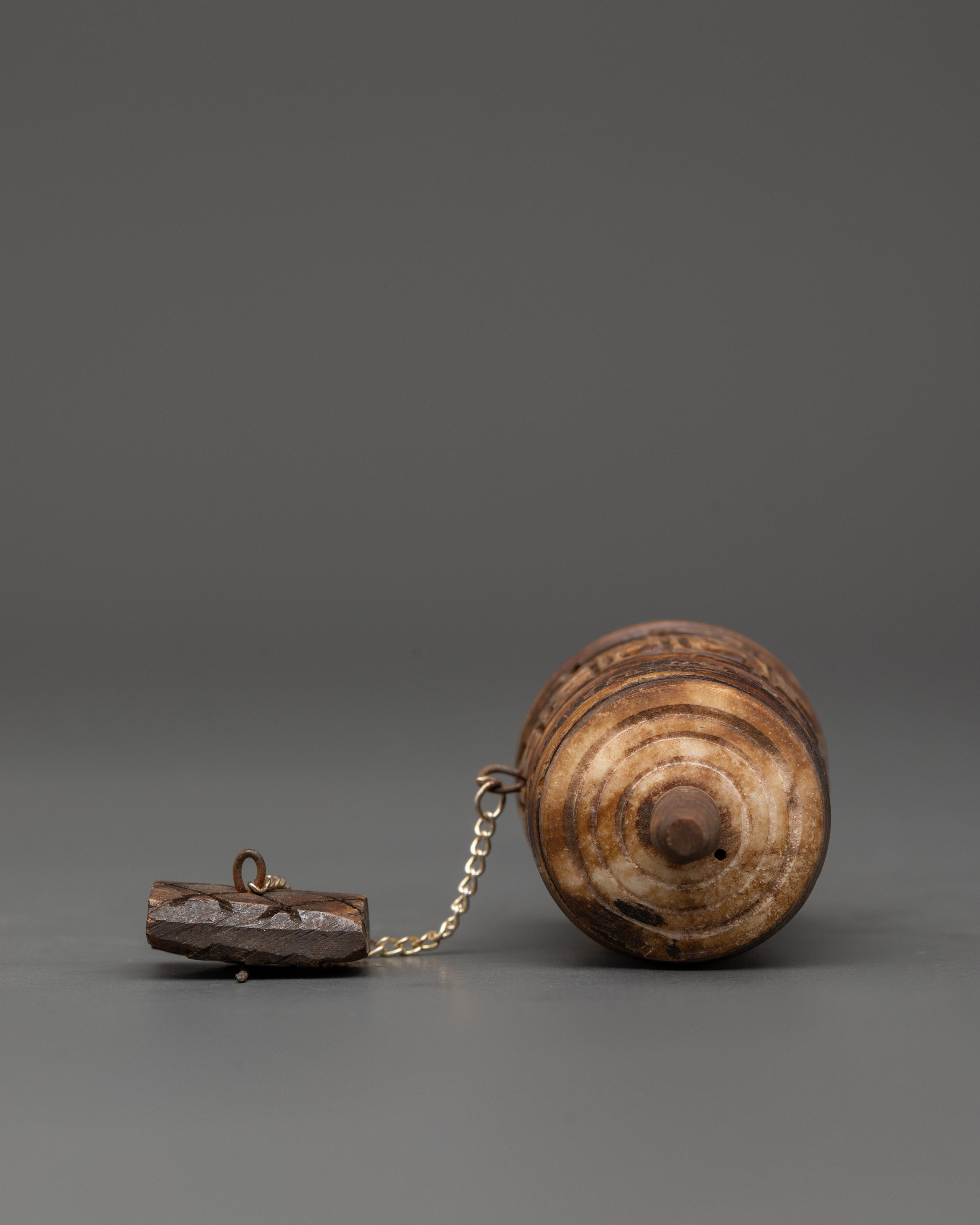 Prayer Wheel Buddhist Handheld Meditation Tool | Mantra Spinner for Spiritual Practice