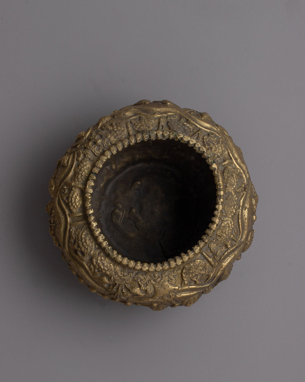 Offering Rice Bowl Buddhist Brass Offering Bowl Rice Pot | Enhance Your Spiritual Space w
