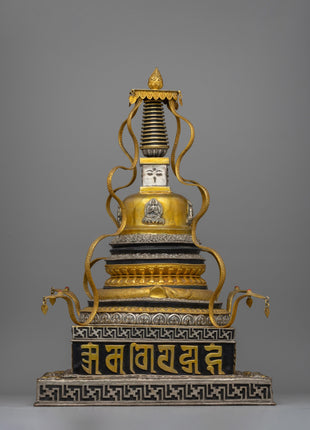 Decorative Buddhist Stupa Sculpture