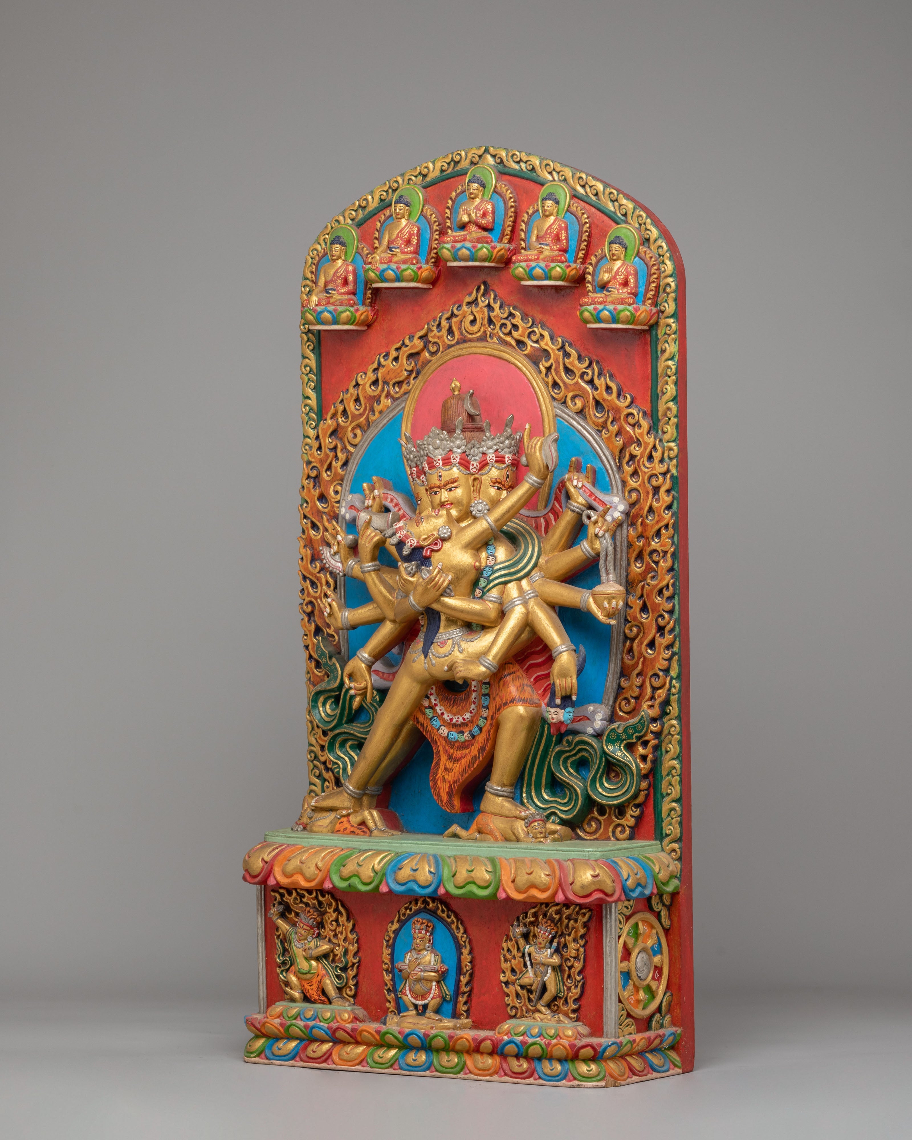 Tibetan Tantric Buddhist Chakrasamvara Statue | Union of Wisdom