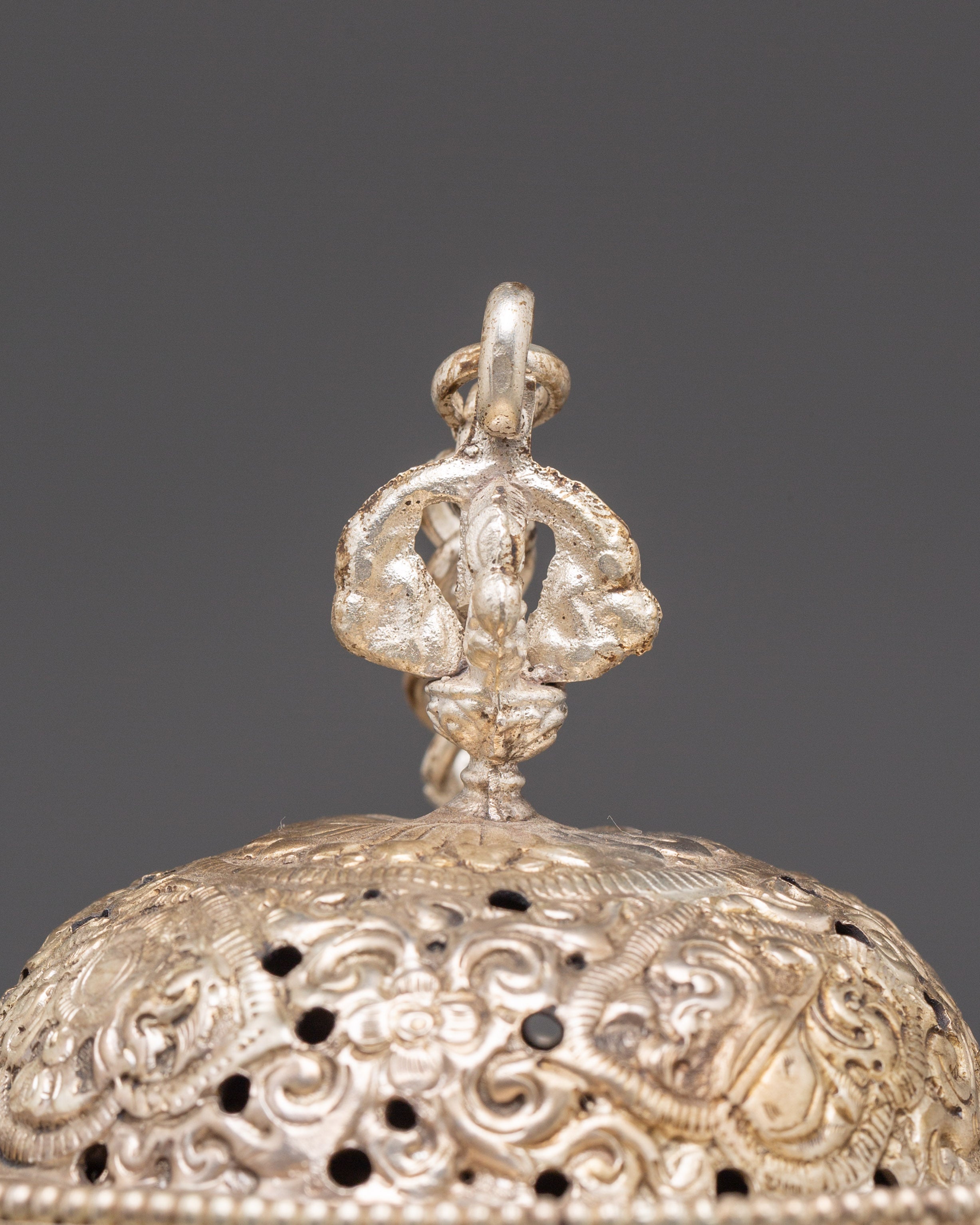 Copper Silver Plated-Incense Burner for Mindfulness & Rituals