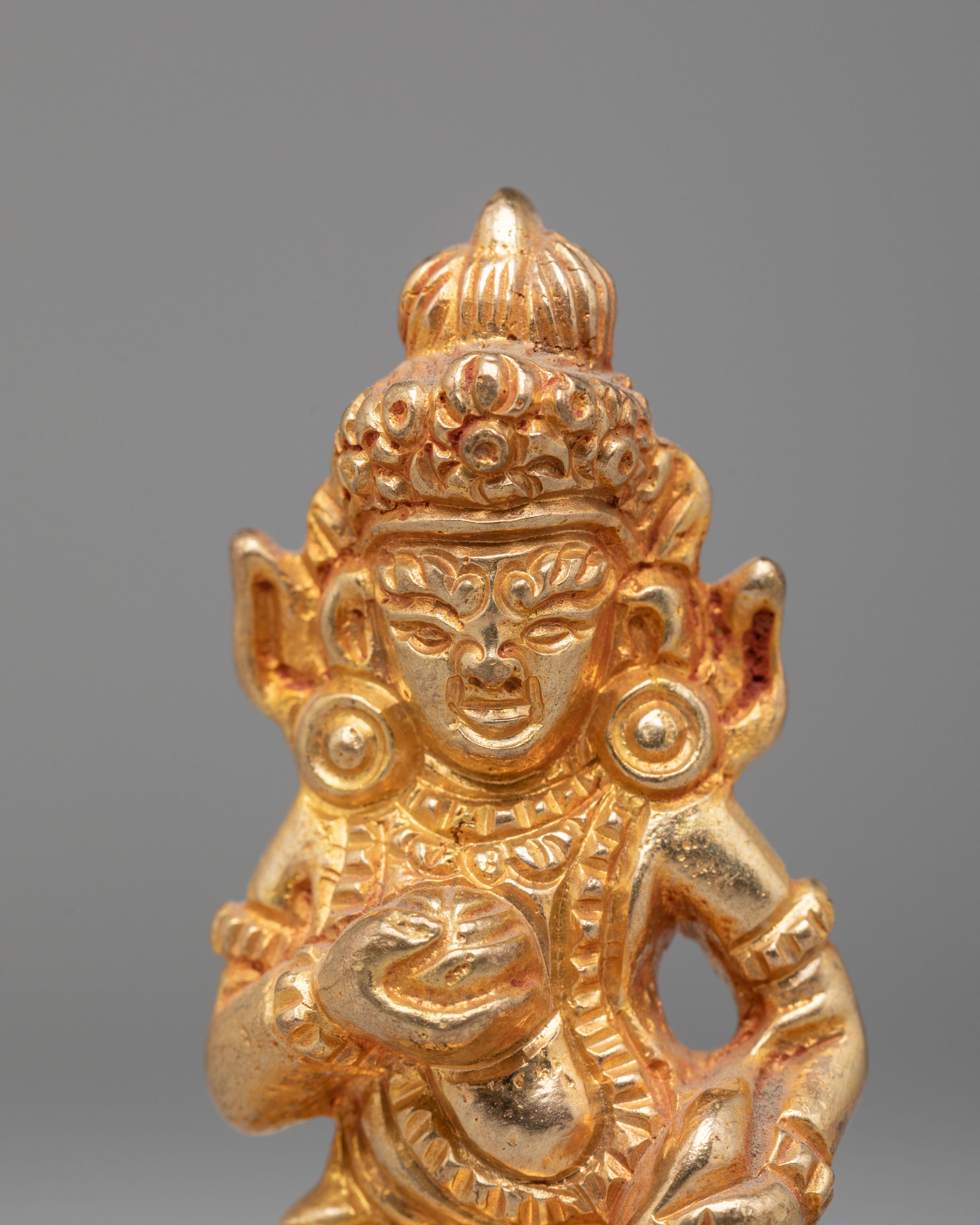Himalayan Black Dzambhala Wealth Deity | Prosperity Idol