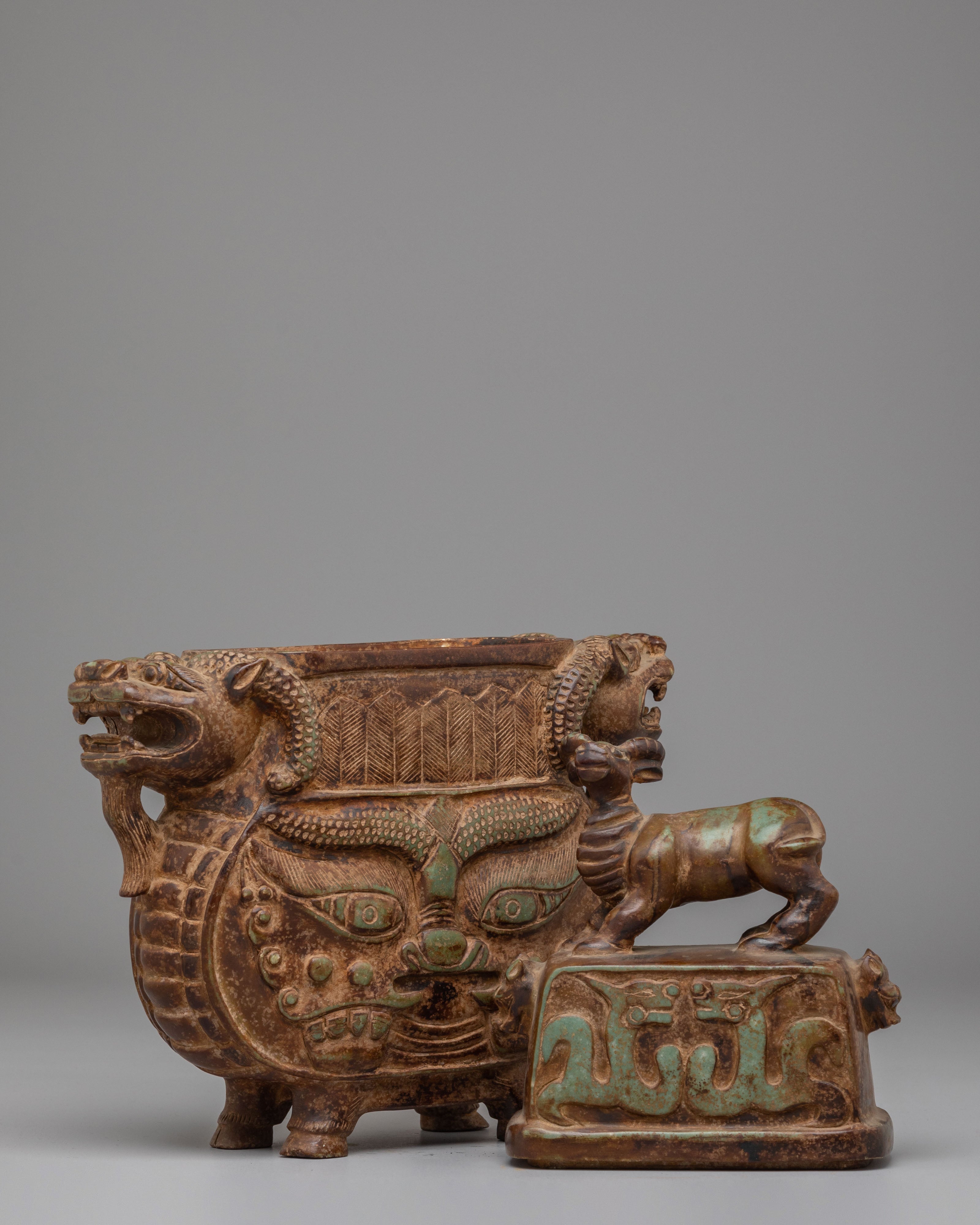 Decorative Jewellery Box | Traditional Himalayan Stone Carving