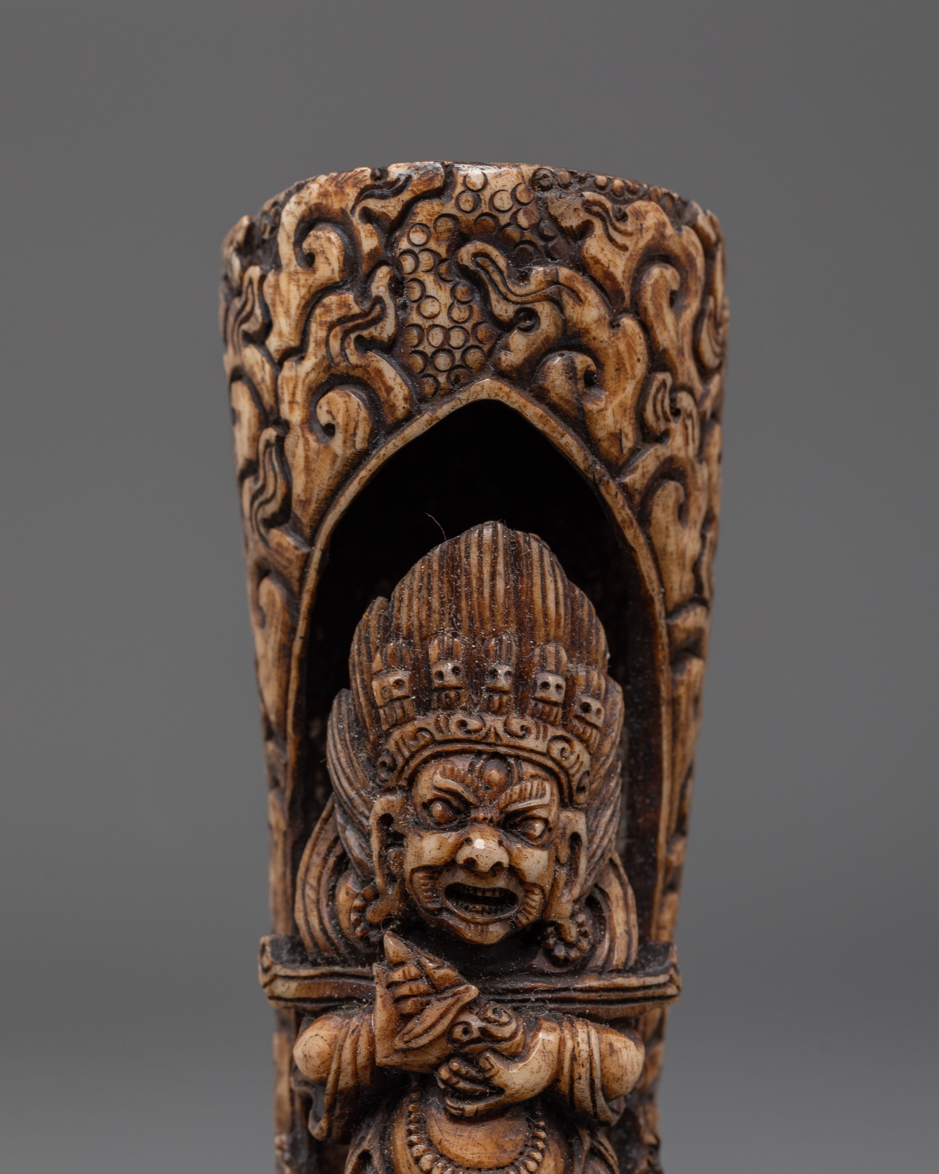 Sakya Mahakala Stamp | Sacred Guardian of the Dharma