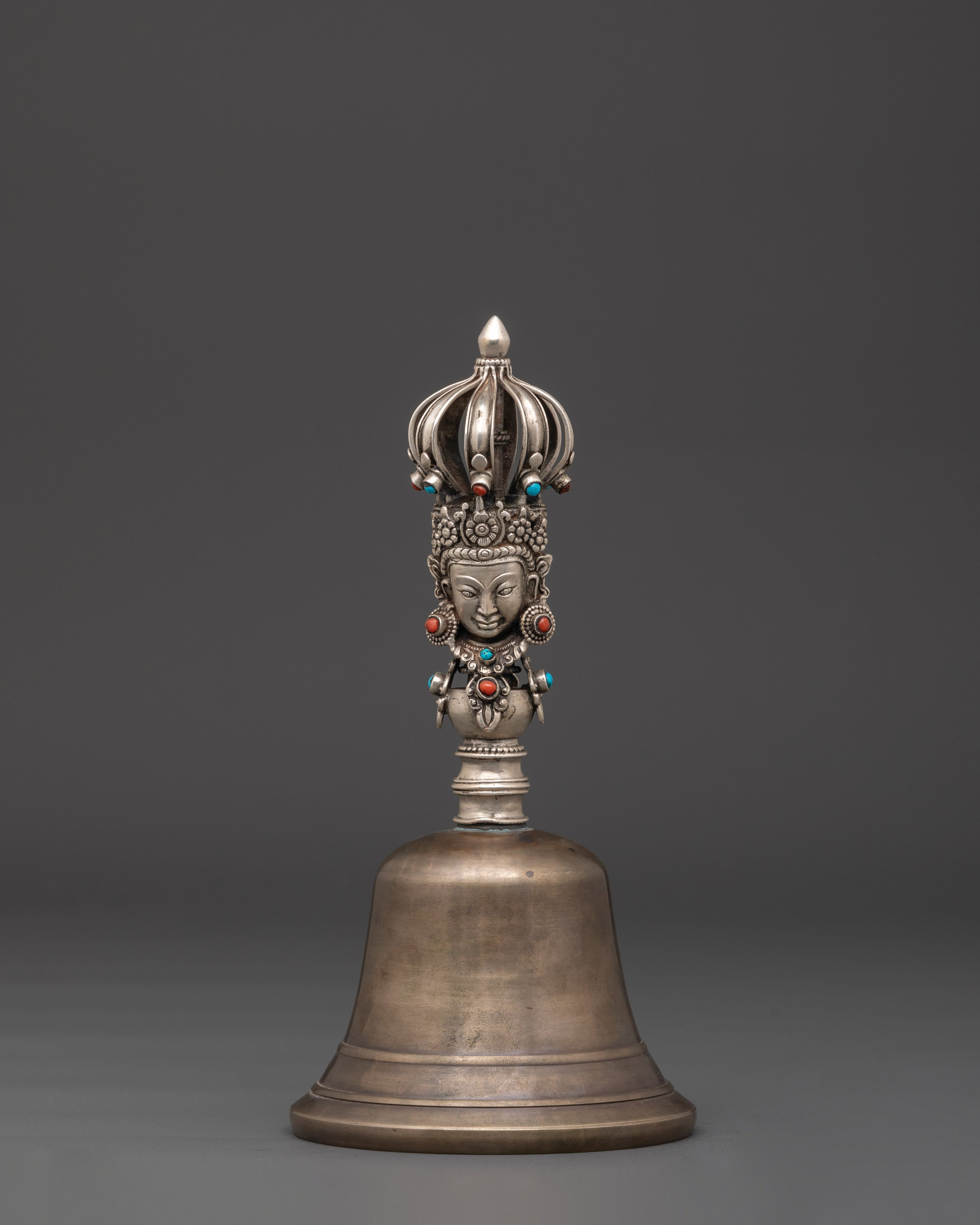 Buddhist Bronze Bell and Vajra Set | Ritual Tool For Meditation