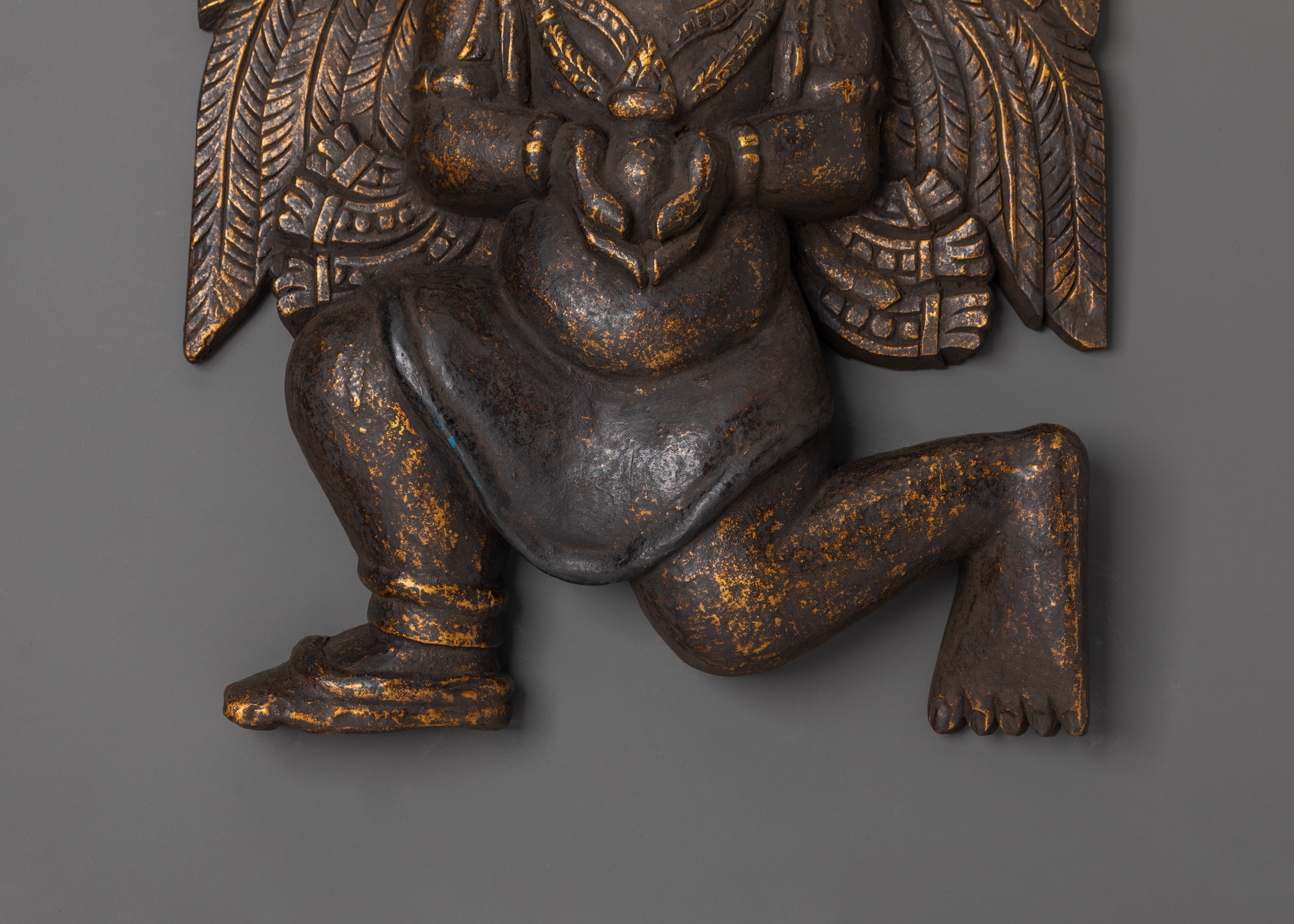 Handcrafted Garuda Guardian Sculpture | Tibetan Protector Deity Statue