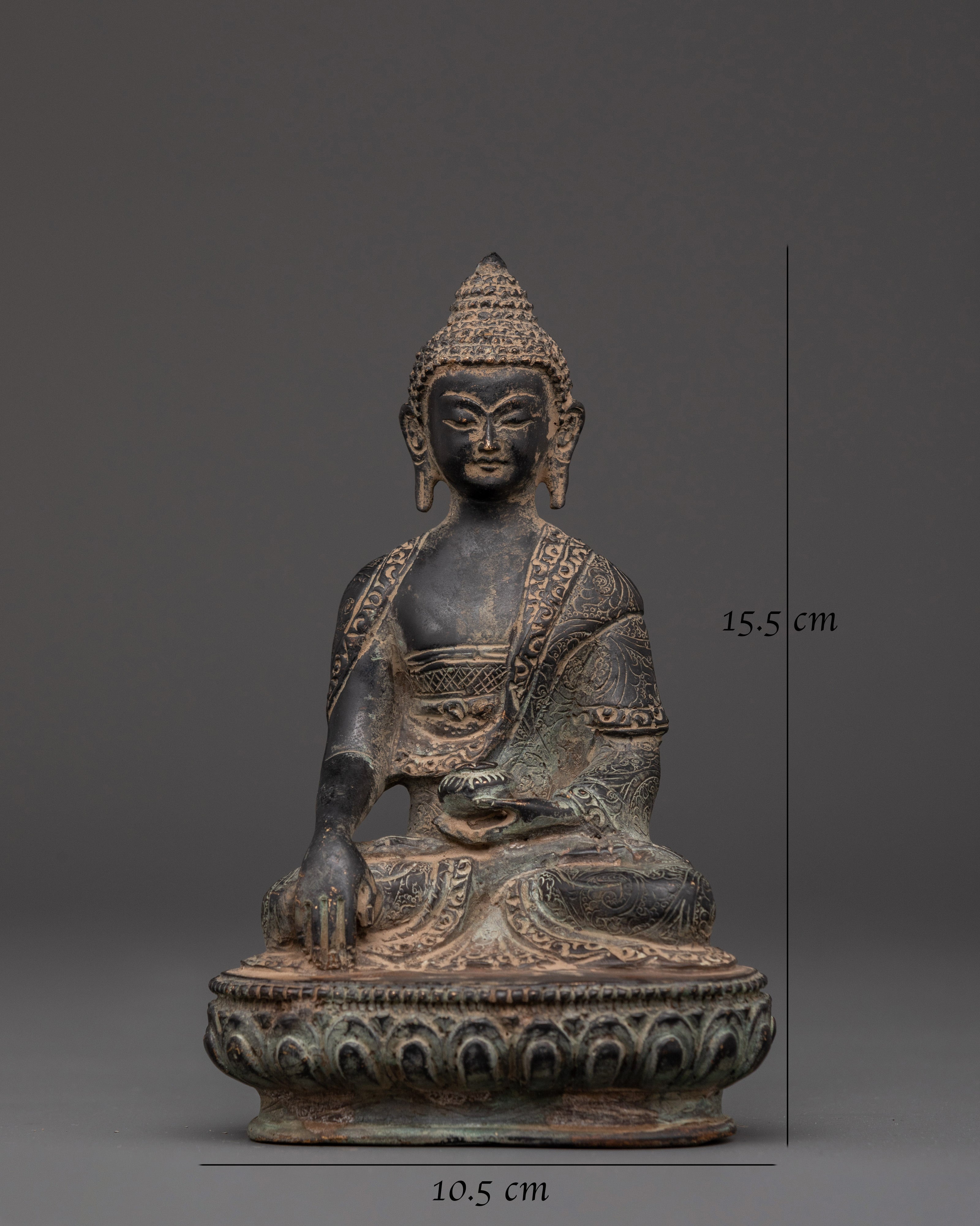 Shakyamuni Buddha Altar Statue | Handmade Buddhist Sculpture