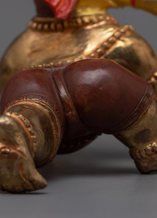 Sacred Ganesh Statue | Gold-Plated for Spiritual and Decorative Appea