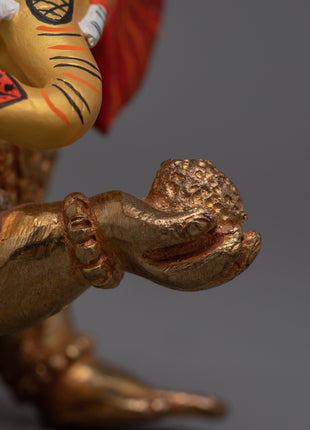 Sacred Ganesh Statue | Gold-Plated for Spiritual and Decorative Appea