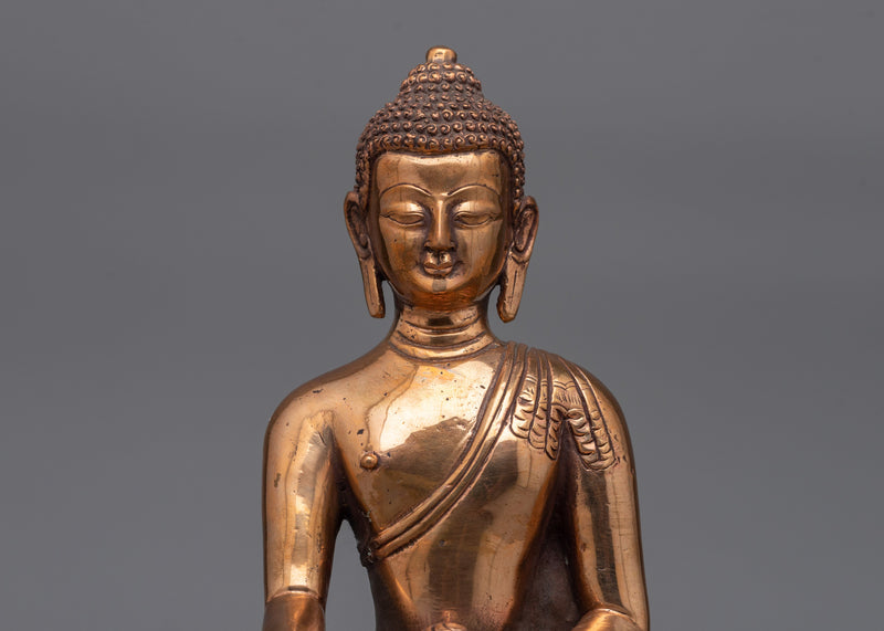 Handcrafted Shakyamuni Buddha Statue | Handcrafted Statue for Spiritual Decor