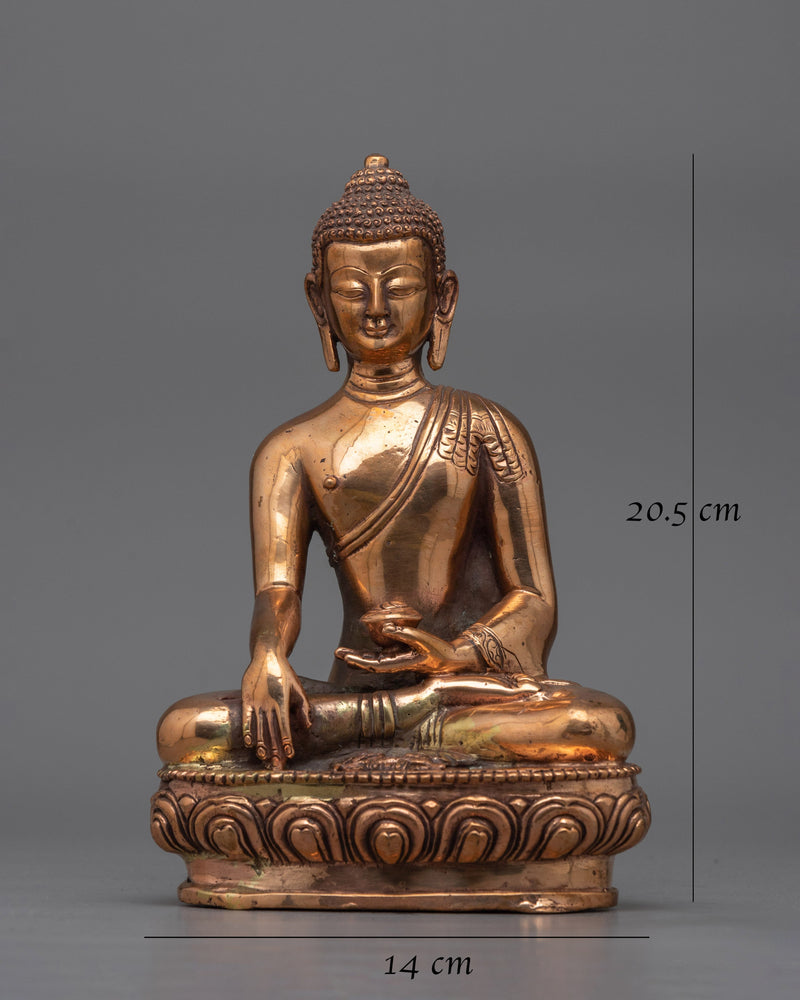 Handcrafted Shakyamuni Buddha Statue | Handcrafted Statue for Spiritual Decor