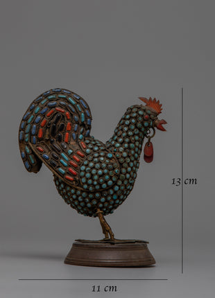 Handmade Copper Rooster | Elegant and Unique Home Accent"