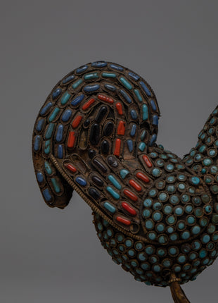 Handmade Copper Rooster | Elegant and Unique Home Accent"