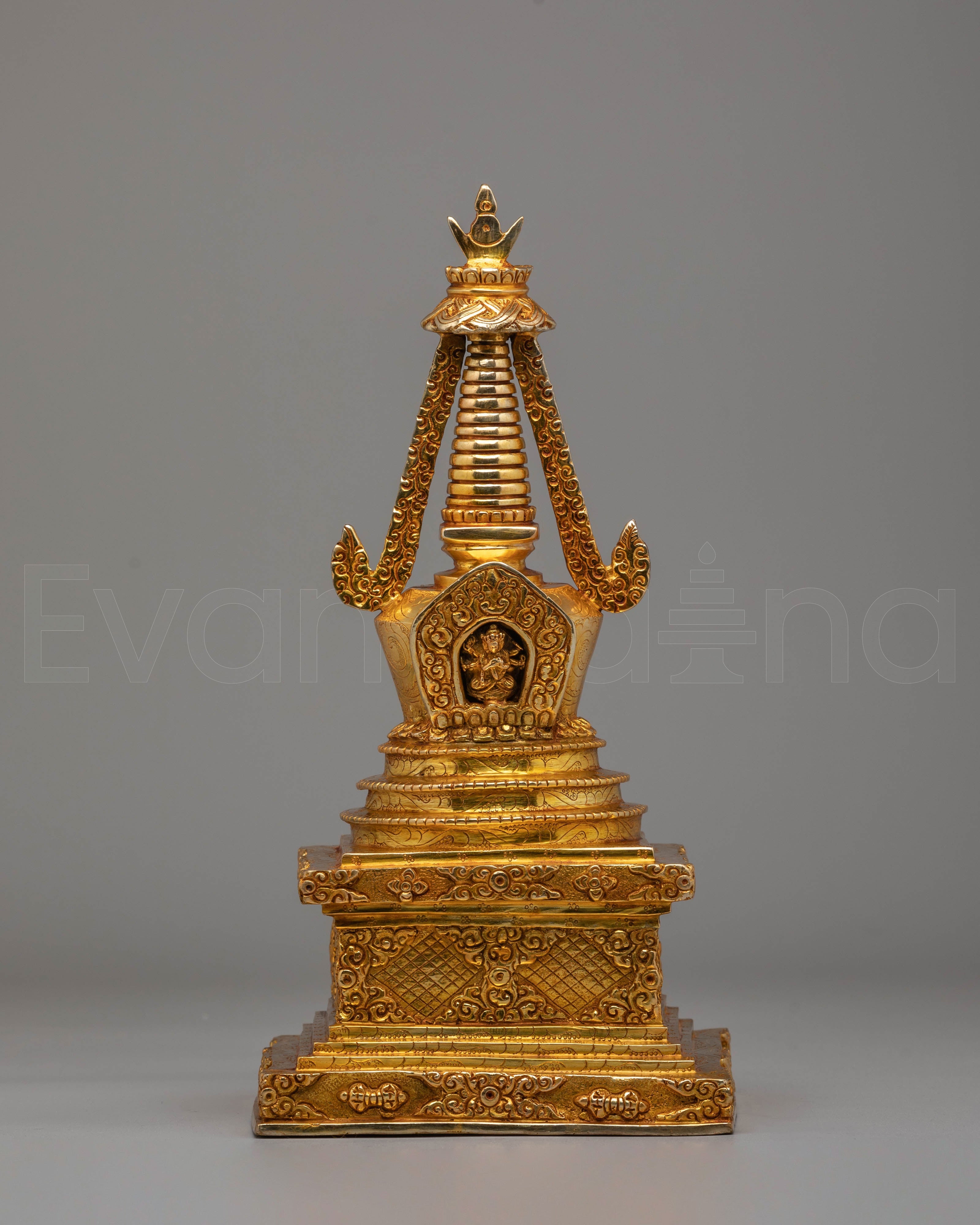 Buddhist Handcrafted Stupa for Rituals
