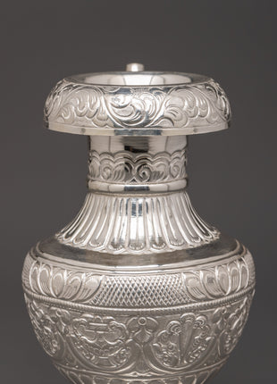 Karuwa Traditional Vessel | Water Offering Pure Silver Karuwa