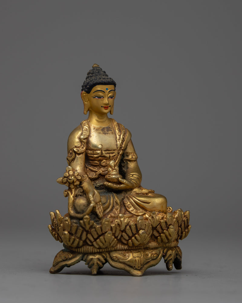 Medicine Buddha Sutra Recitation Practice Statue | Timeless Charm in a Symbol of Healing Sutra Practice