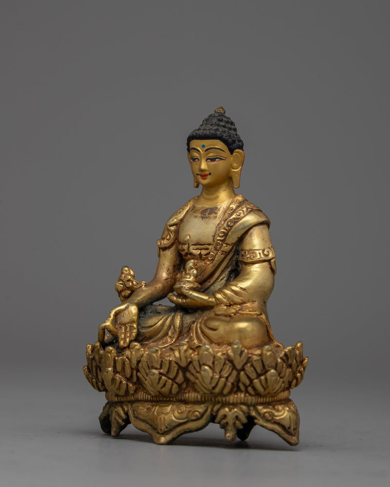 Medicine Buddha Sutra Recitation Practice Statue | Timeless Charm in a Symbol of Healing Sutra Practice