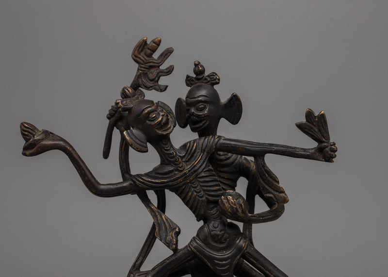 Citipati Tibetan Buddhist Dharmapala Statue | Embodiment of Protective Forces and Wisdom