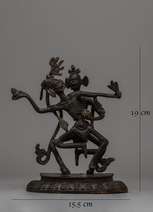 Citipati Tibetan Buddhist Dharmapala Statue | Embodiment of Protective Forces and Wisdom ( include consecration)
