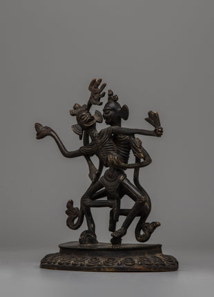 Citipati Tibetan Buddhist Dharmapala Statue | Embodiment of Protective Forces and Wisdom ( include consecration)