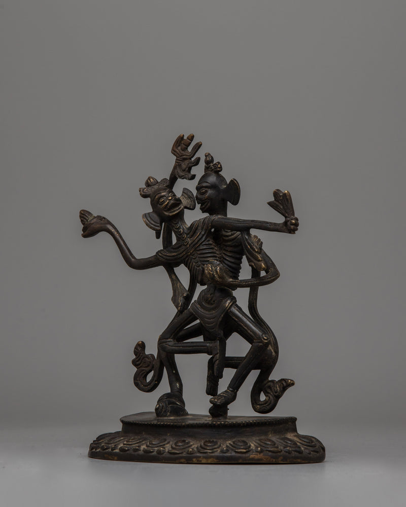 Citipati Tibetan Buddhist Dharmapala Statue | Embodiment of Protective Forces and Wisdom