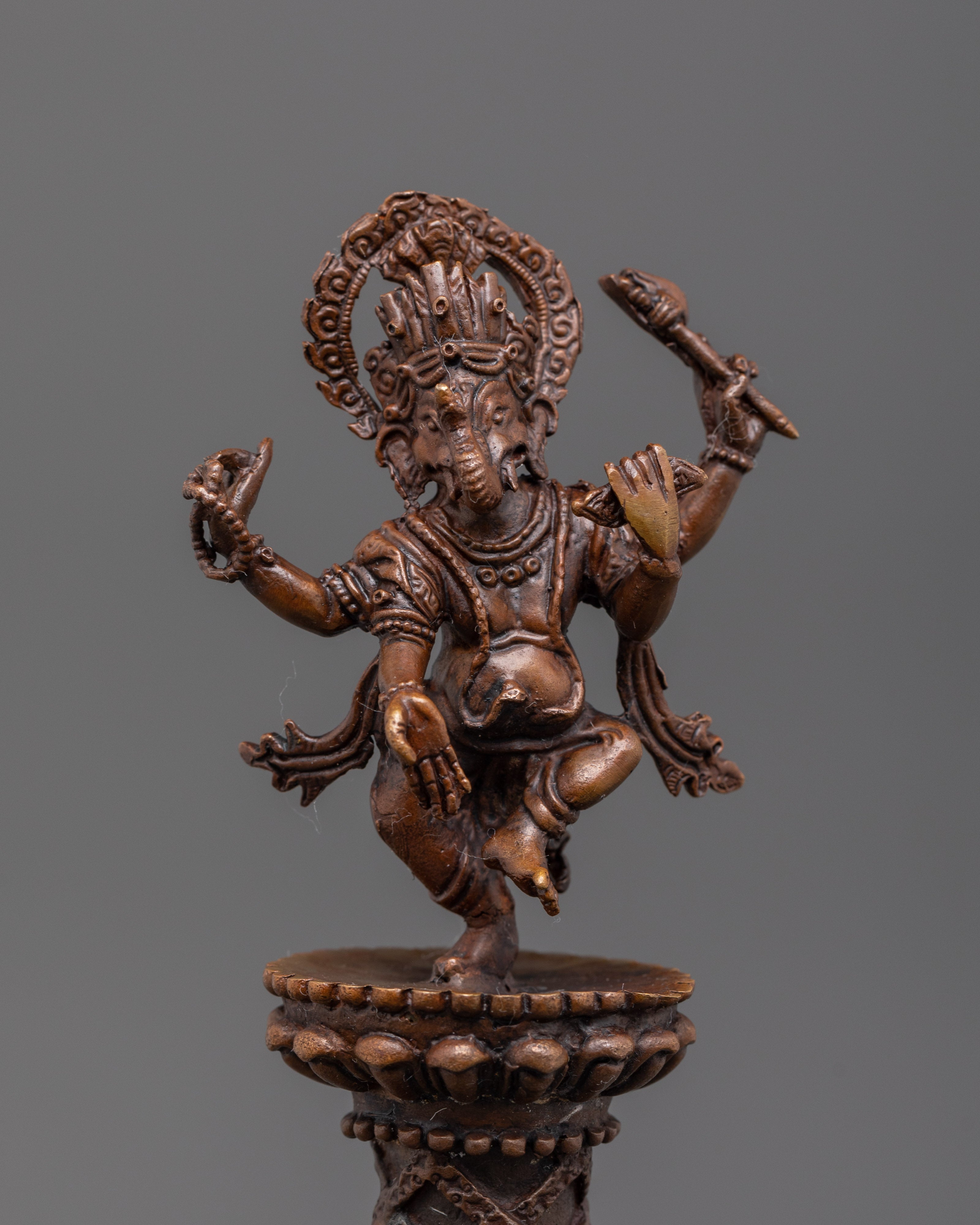 Sacred Tibetan Phurba with Ganesha | Handcrafted Ritual Dagger for Spiritual Protection