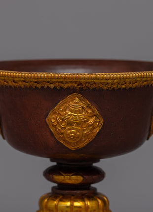 Tibet Butter Lamp for Sacred Light Offering | Lamp of Spiritual Wisdom and Serenity into Your Home