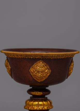 Tibet Butter Lamp for Sacred Light Offering | Lamp of Spiritual Wisdom and Serenity into Your Home