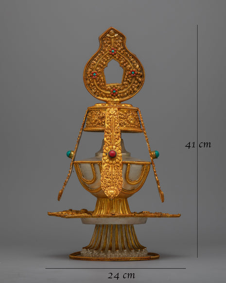 The Long-Life Vase Tsebum | Buddhist Ritual Vase Symbol of Longevity and Prosperity
