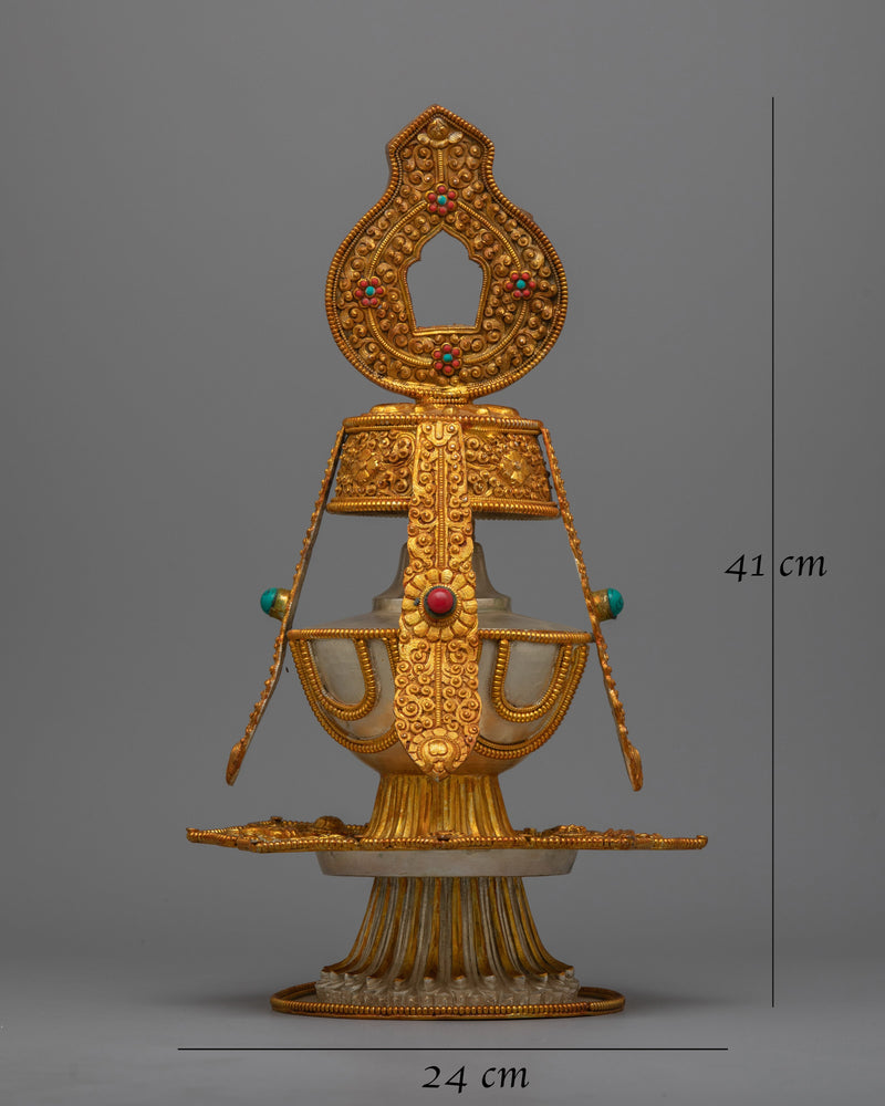 The Long-Life Vase Tsebum | Buddhist Ritual Vase Symbol of Longevity and Prosperity