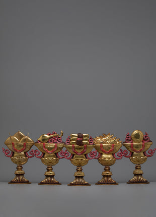 Dhoyu Nanga Set | Tibetan Ritual Items for Harmony and Good Fortune