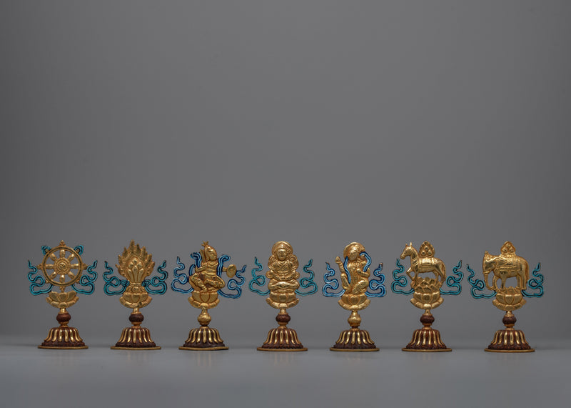 The Set of Seven Royal Treasures | Spiritual Home Decor