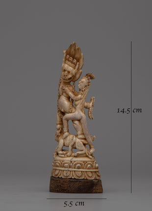 Buddhist Deity Yamantaka With Consort Yami Statue | The Essence of Yamantaka’s Fearlessness and Protection