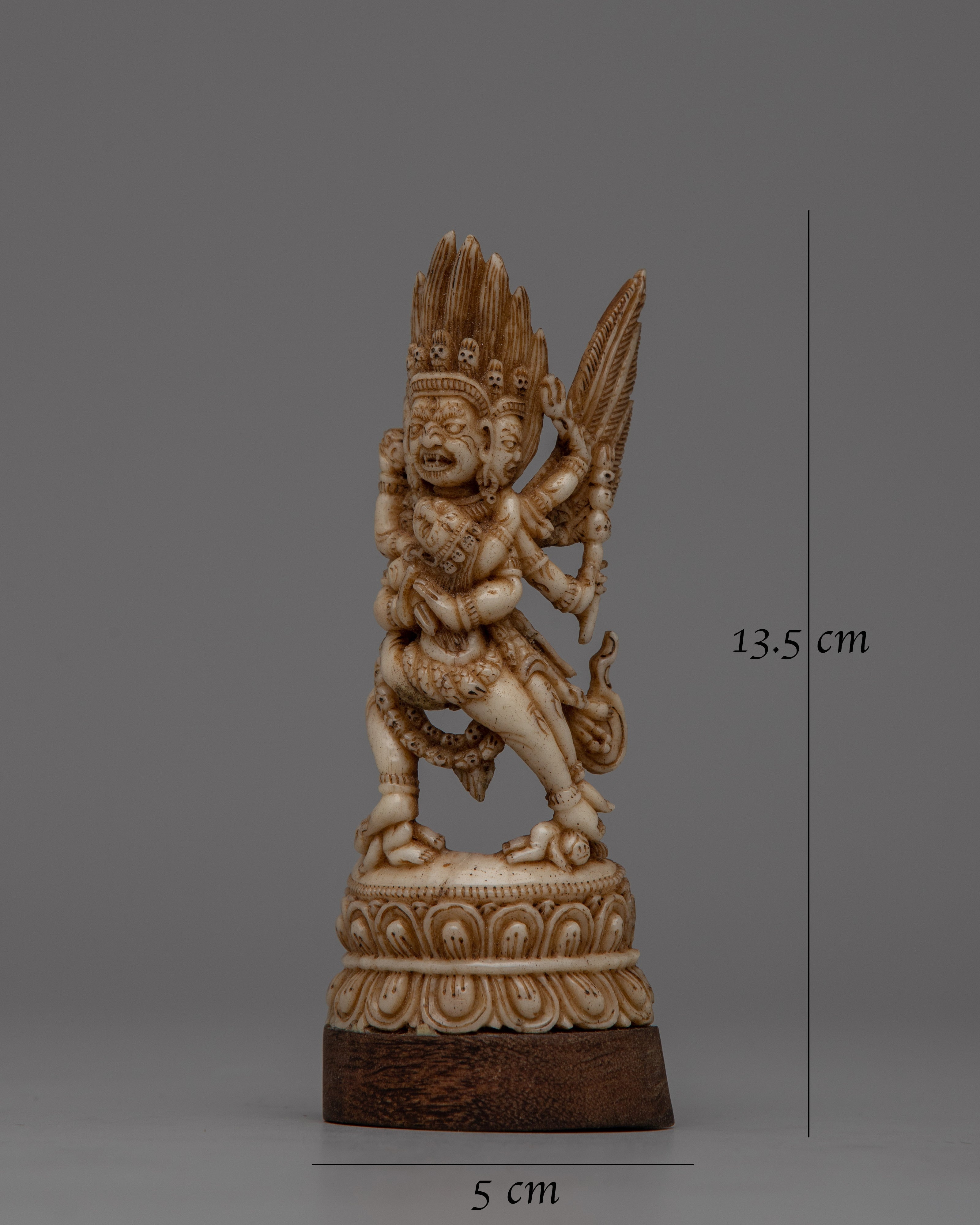 Dorje Phurba Vajrakilaya Statue | Tibetan Fierce Yidam Deity Sculpture for Spiritual Protection