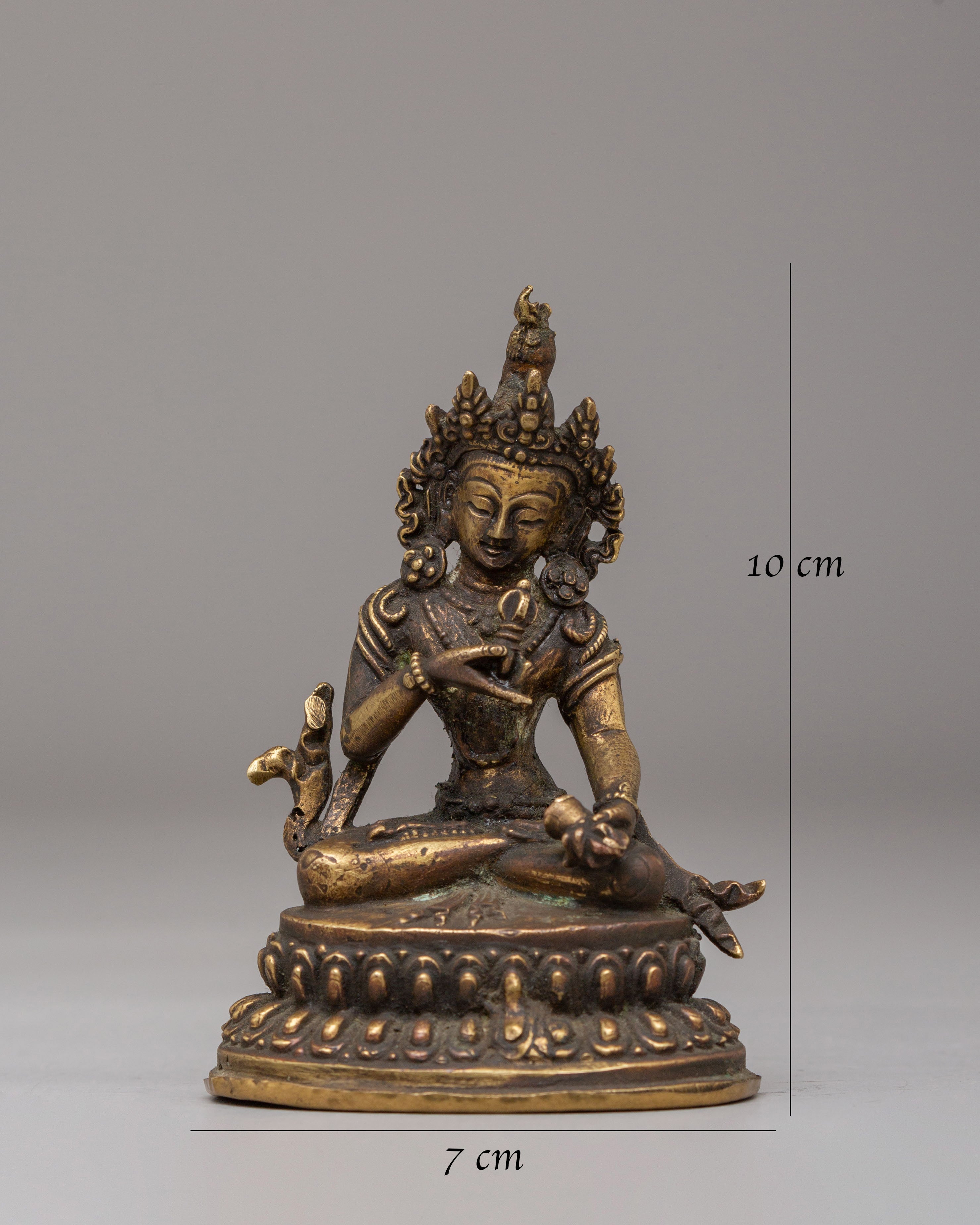 Handcrafted Vajrasattva Buddhist Statue | Sacred Copper Body