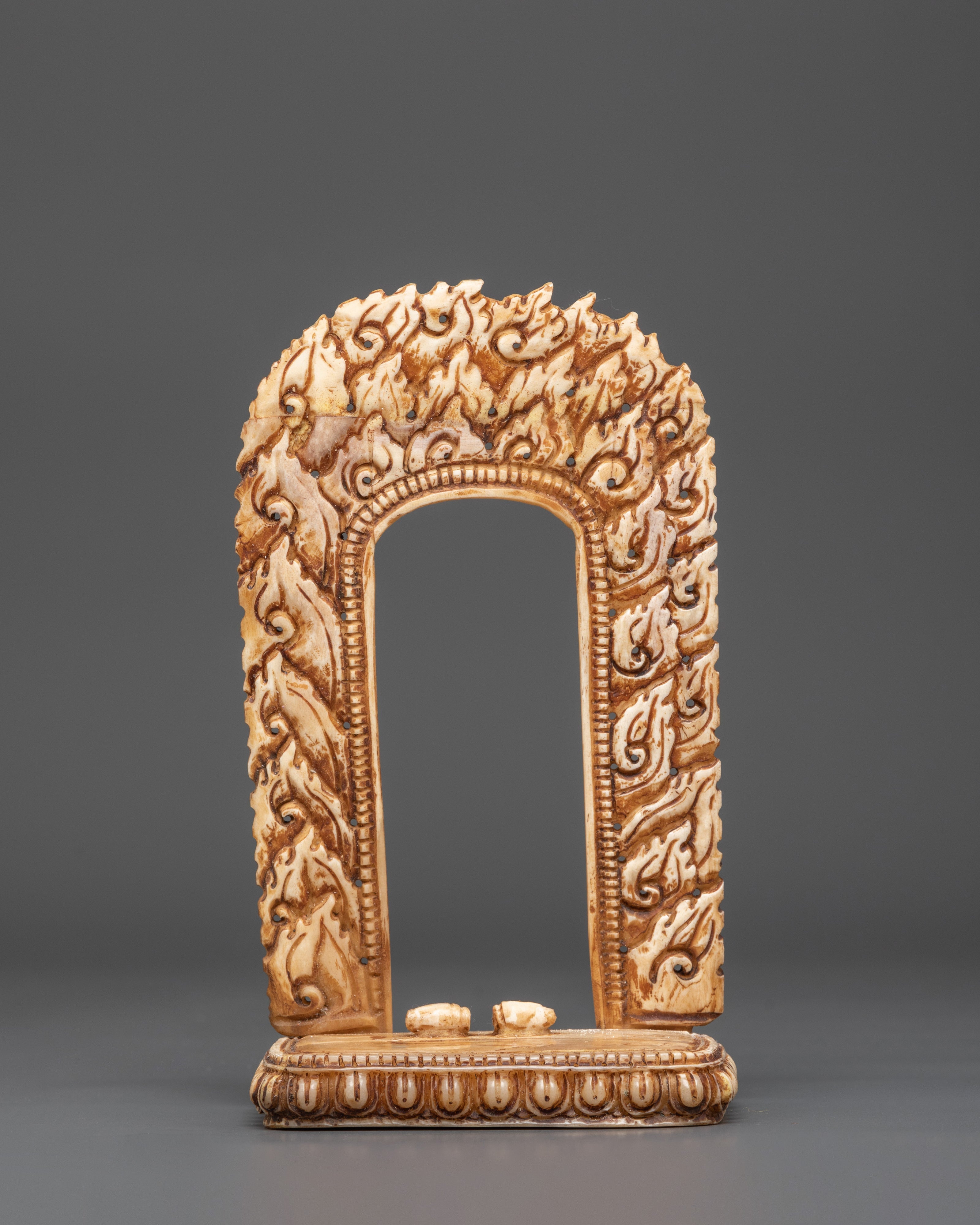 Chitipati Buddhist Protector Deity Bone Craving | A Buddhist Symbol of Protection