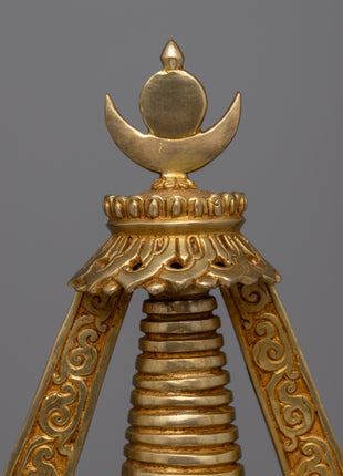 Stupa Chorten Buddhism | Handcrafted Symbol of Buddhist Wisdom and Tranquility