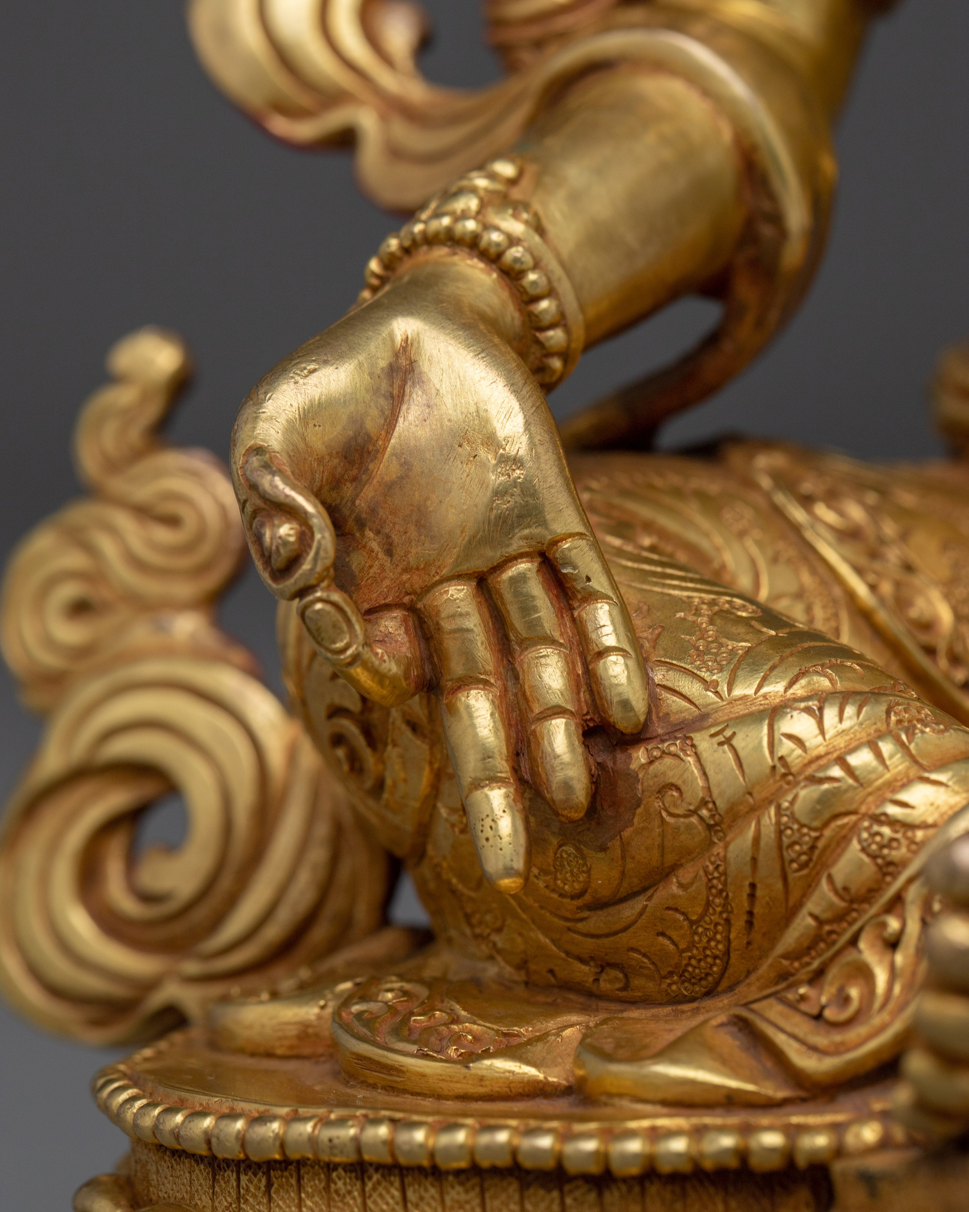 Buddhist Compassionate Goddess Shyama Tara Handmade Statue