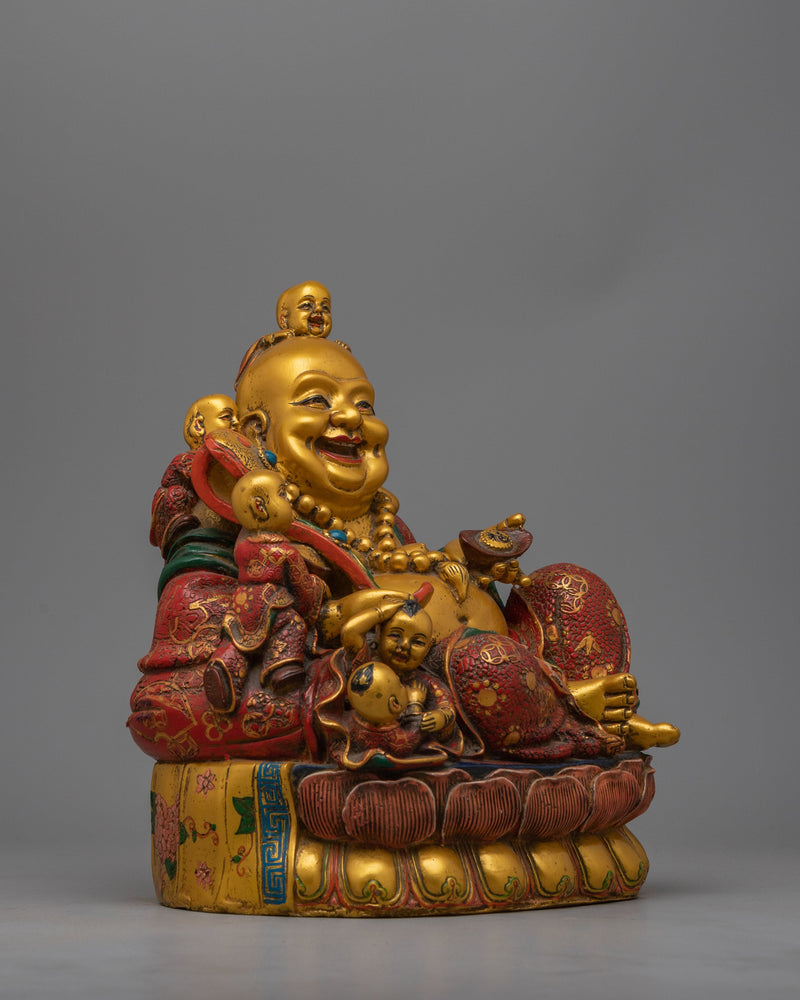 Feng Shui Laughing Buddha Statue | Happy Buddha With Children