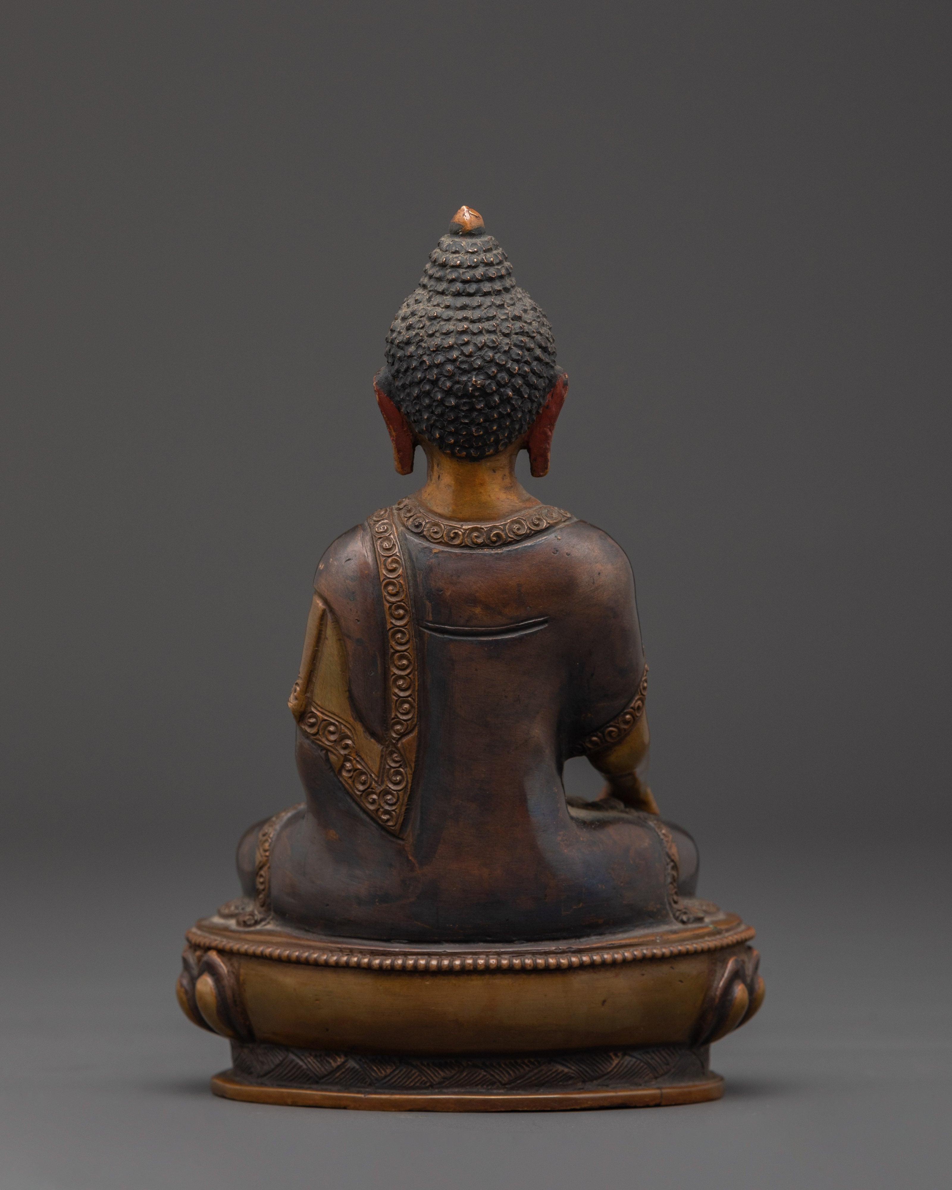 Buddhist Teacher Shakyamuni Buddha Statue | Symbol of Enlightenment and Wisdom