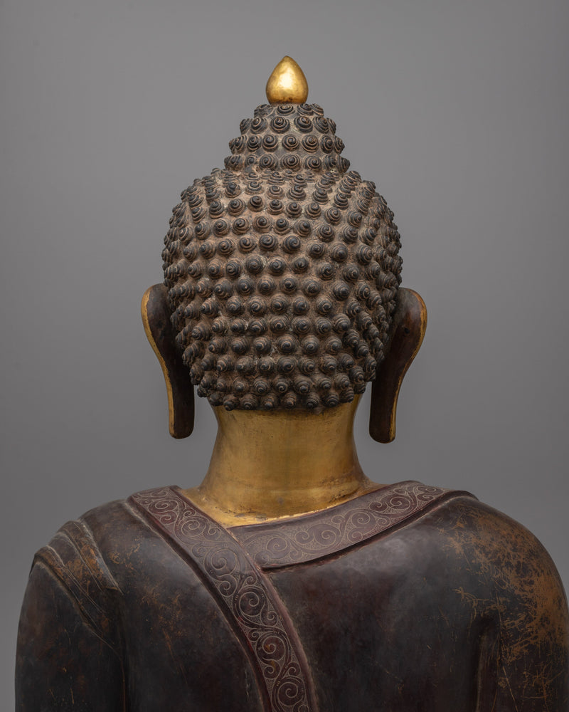 Copper Buddha Head Statue | Buddha’s Tranquil Presence in Your Home Decor