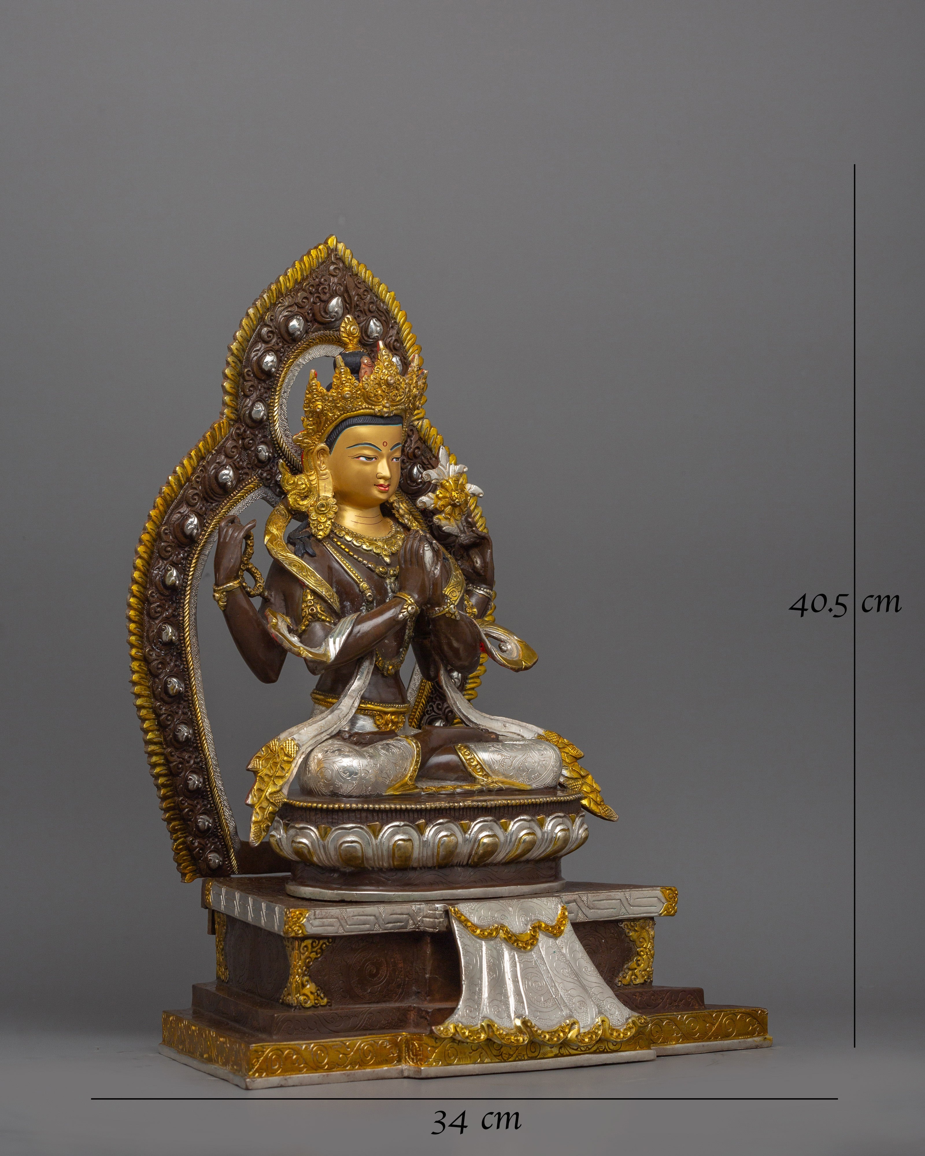 Chenrezig with Beautiful Halo 