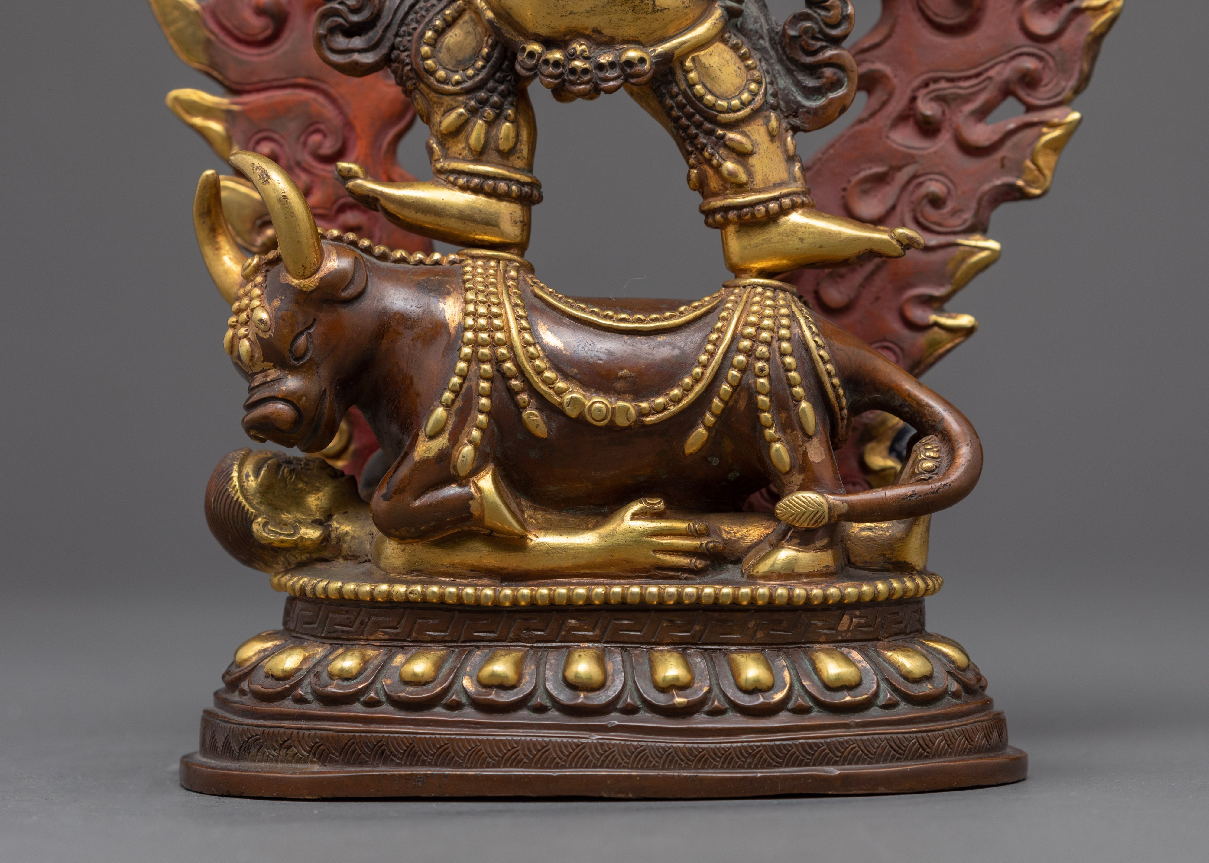 20 Years Old Yama Dharmaraja Buddha Figurine | Mini Statues