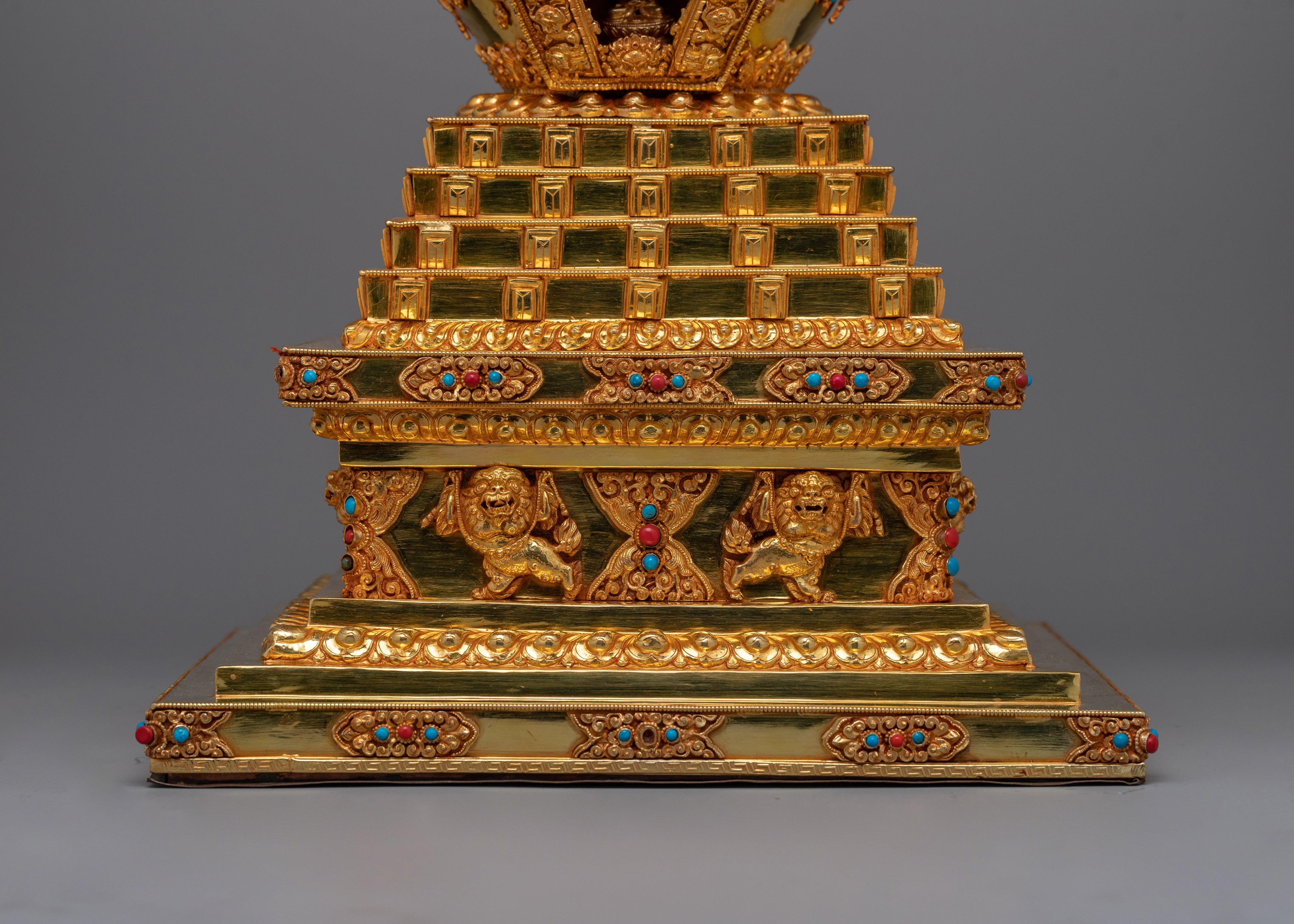 Chorten Tibetan Stupa | Handcrafted Buddhist Symbol for Spiritual Balance