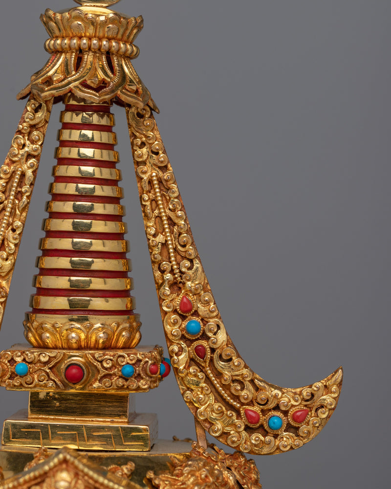 Nirvana Stupa Statue | Beautifully Crafted to Represent the Ultimate State of Enlightenment