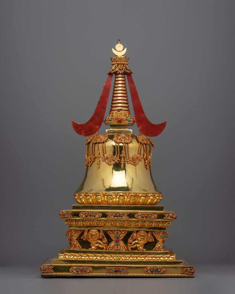 Nirvana Stupa Statue | Beautifully Crafted to Represent the Ultimate State of Enlightenment