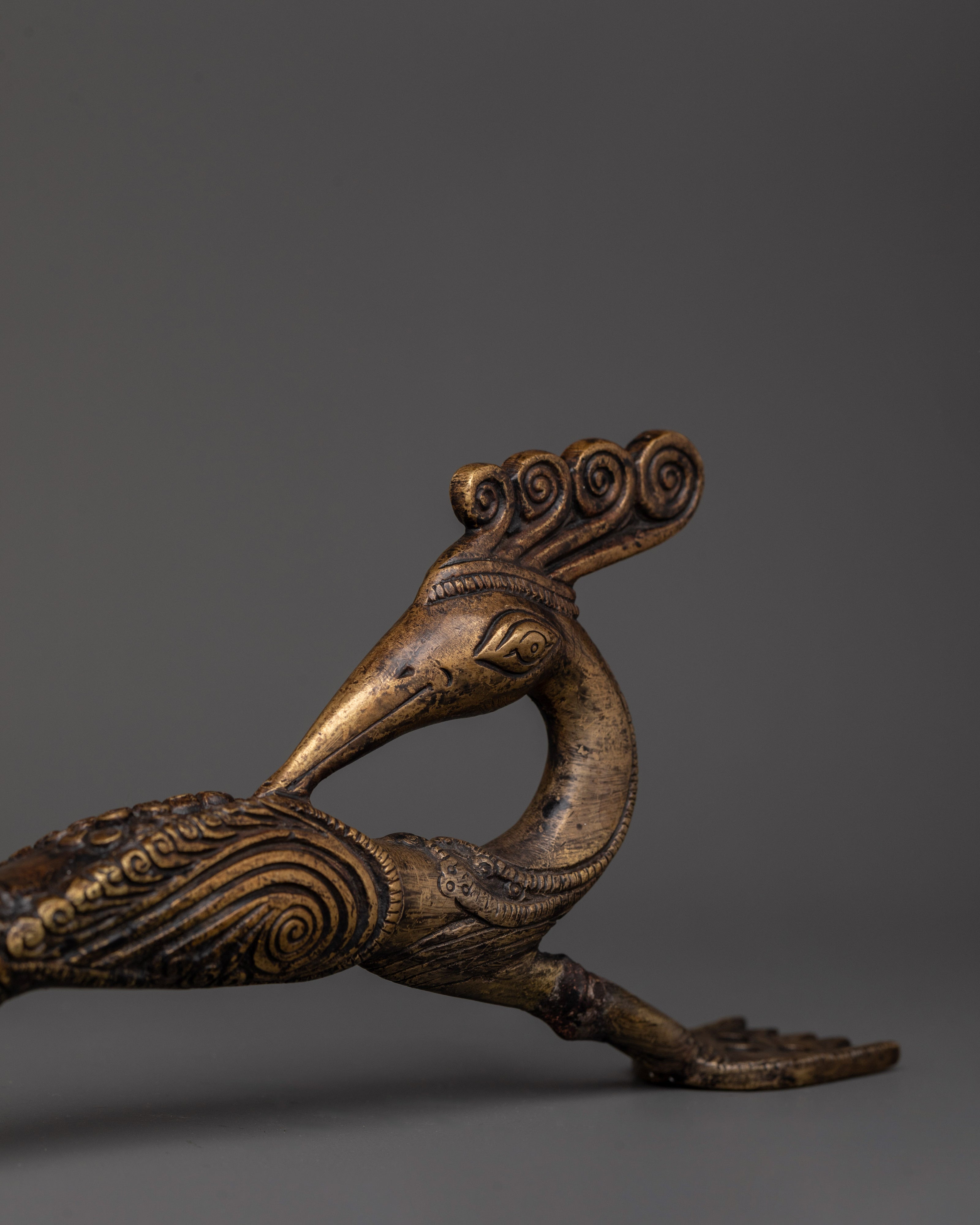 Tibetan Brass Door Handle Set | Spiritual Door Accessory