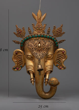 Lord Ganesha Wall Hanging | Ganesh Decor Spiritual Art for Home
