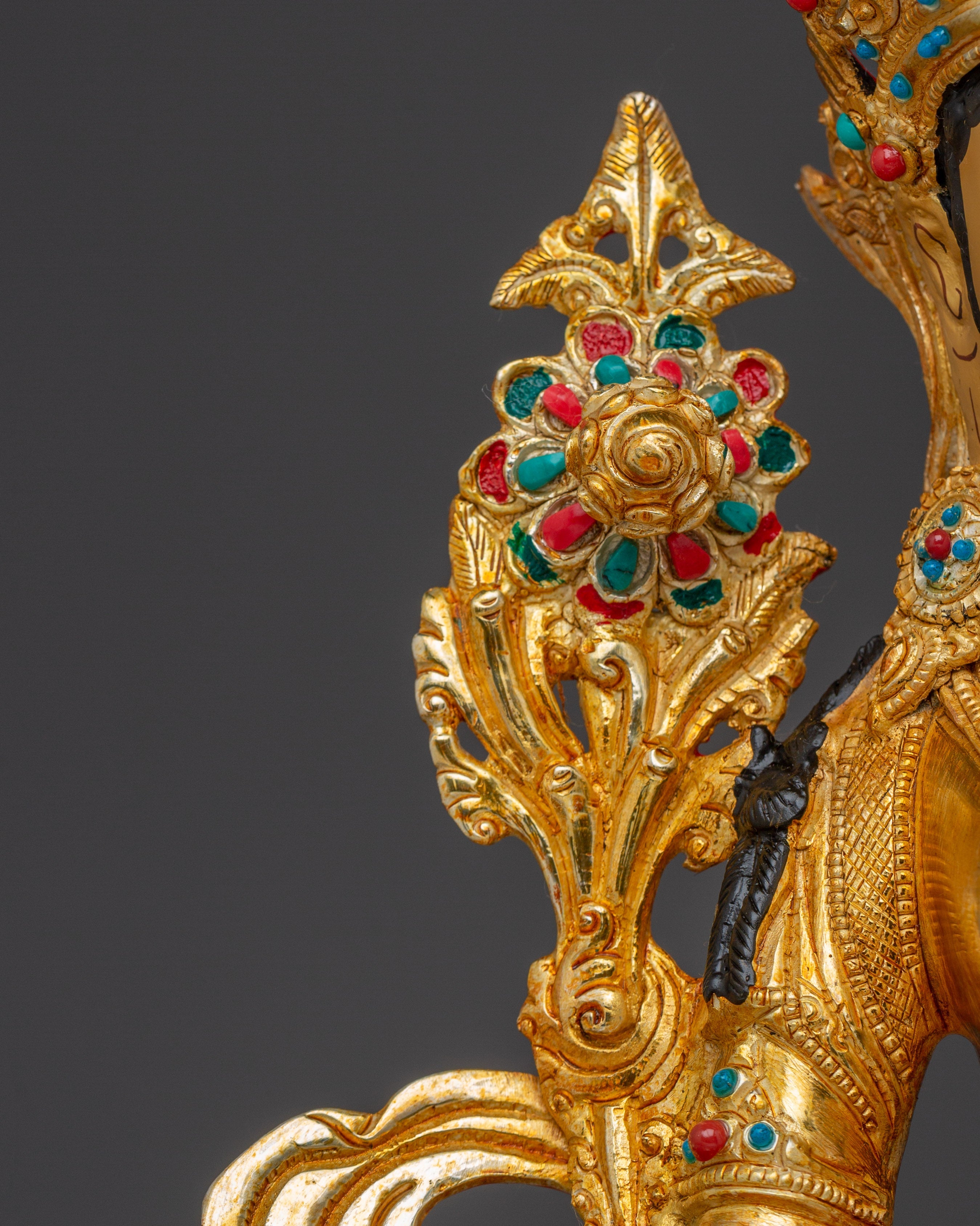 Serene Shyama Tara Handcrafted Statue | Green Tara - Mother of All Buddhas