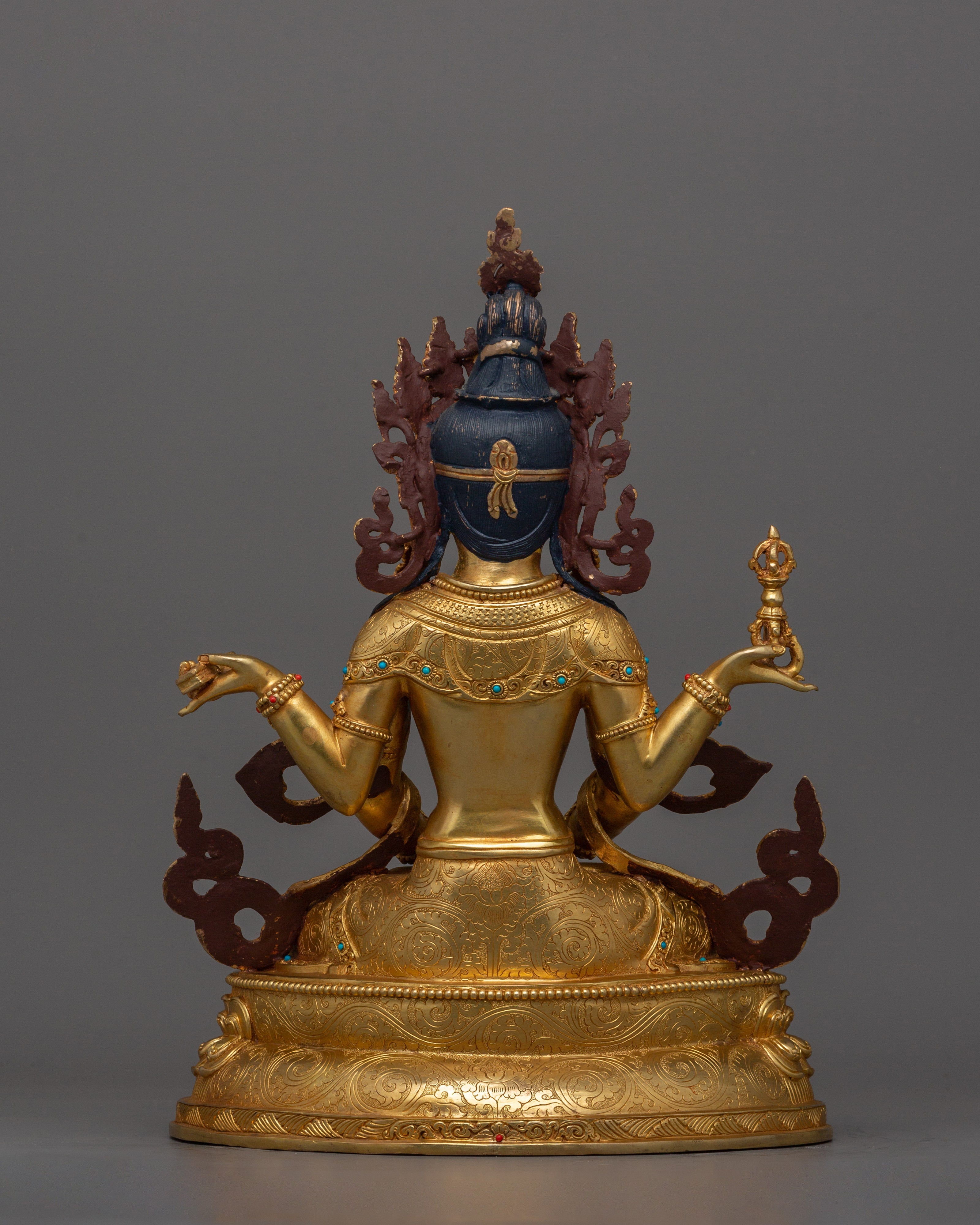 The Goddess of Wisdom Prajnaparamita Figurine | Tibetan Buddhism Sacred Artwork